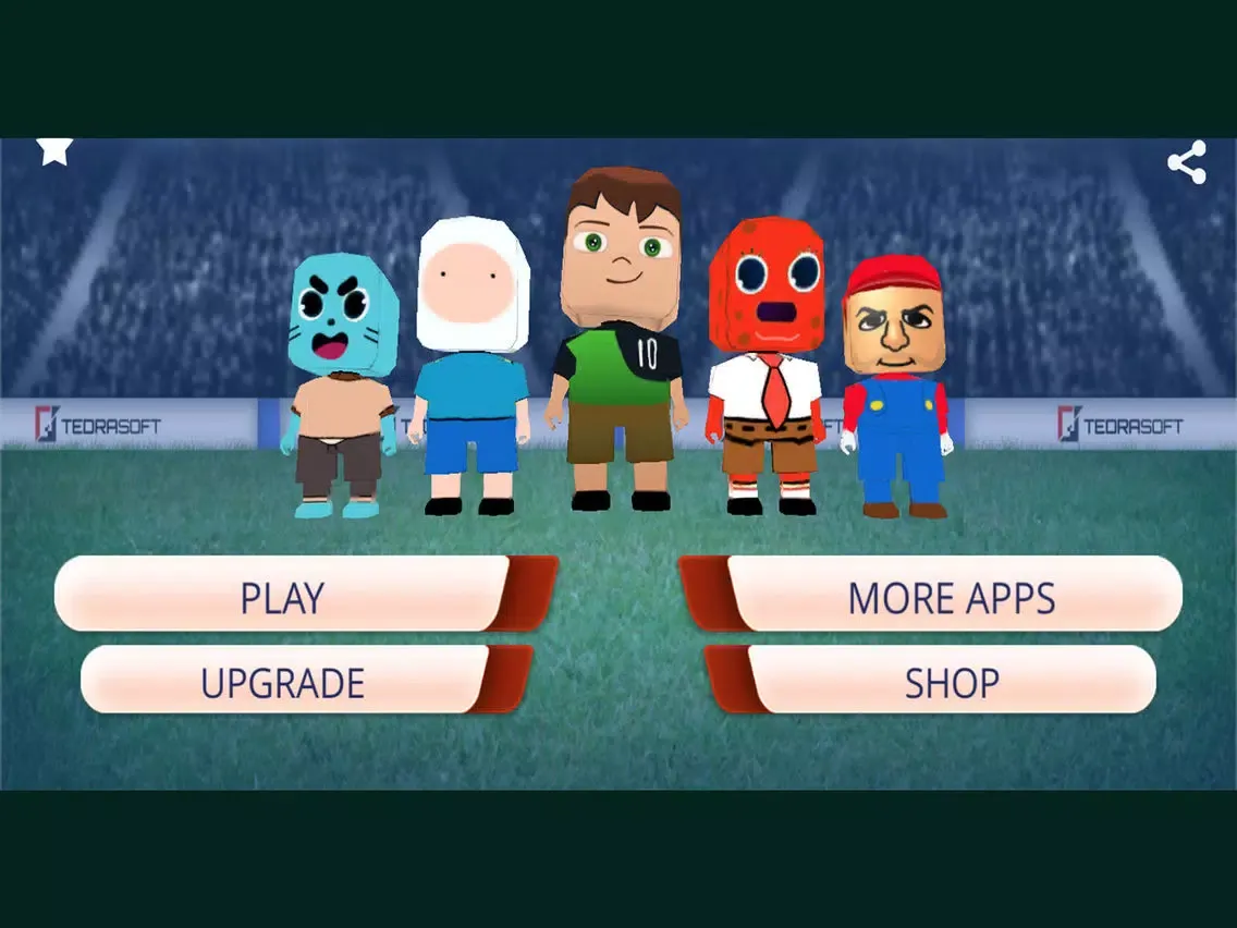 Скриншоты Cartoon Play Soccer iPad 