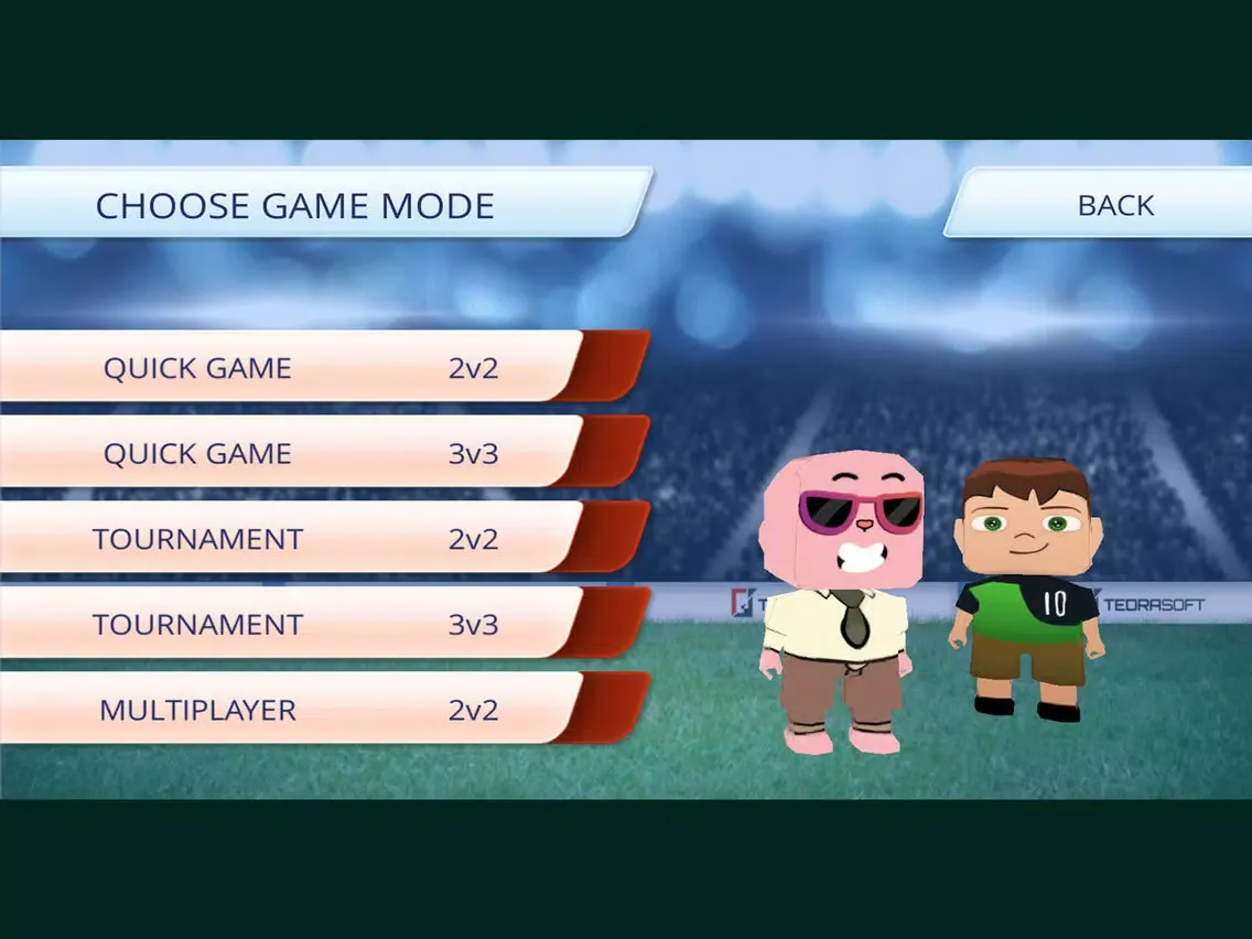 Скриншоты Cartoon Play Soccer iPad 