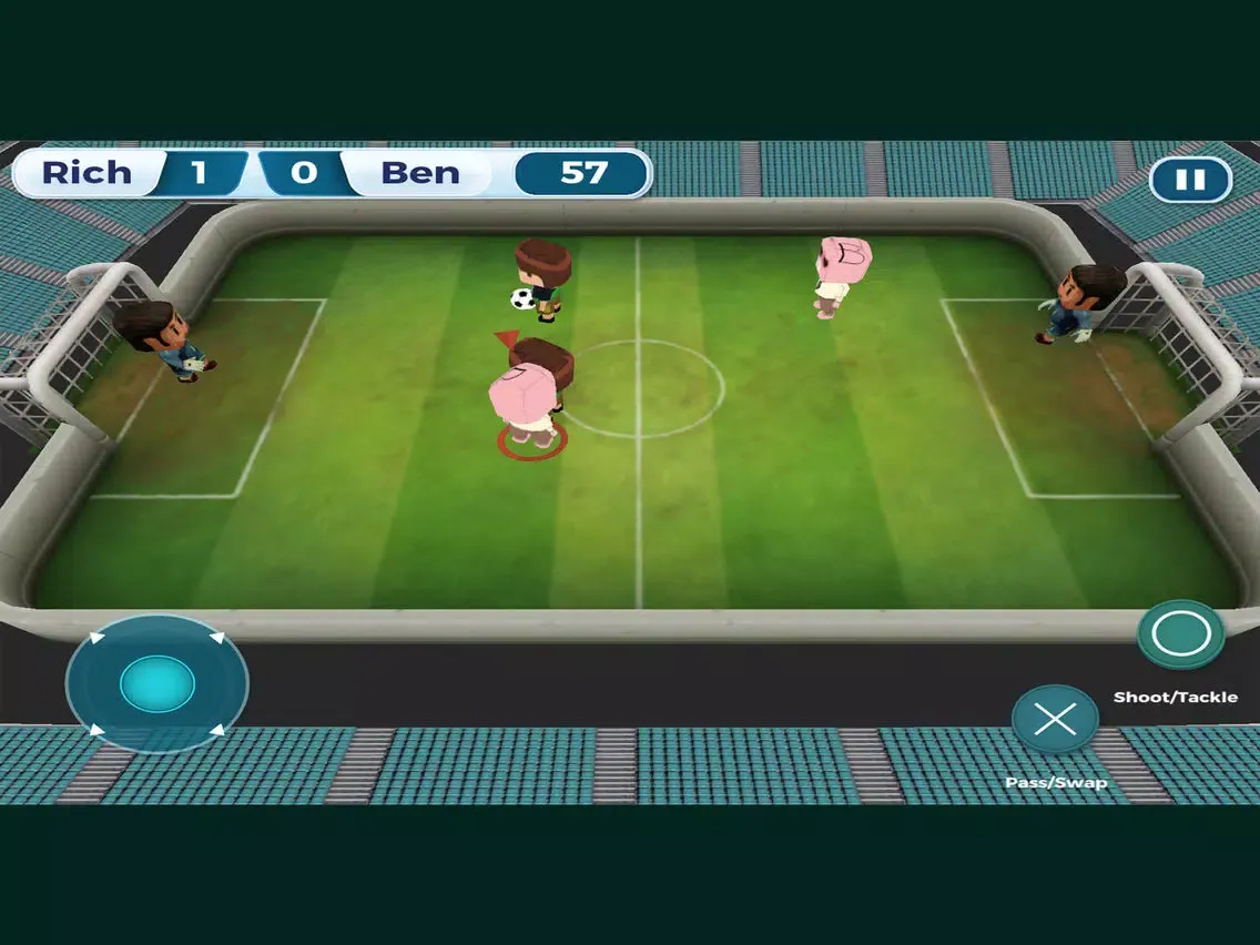 Скриншоты Cartoon Play Soccer iPad 