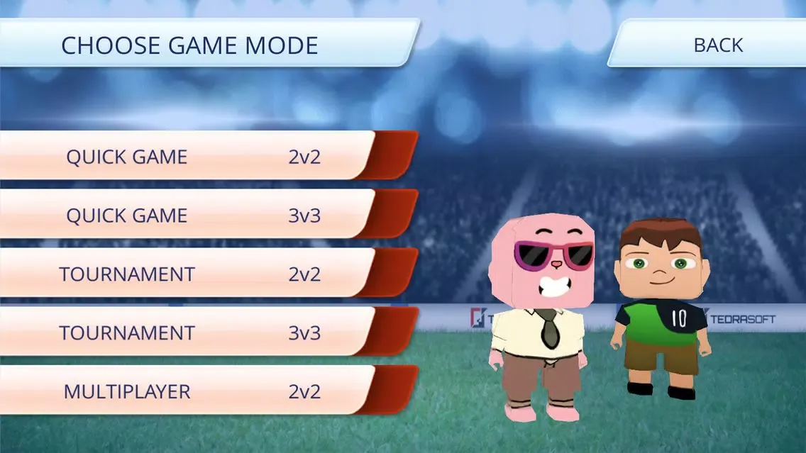 Скриншоты Cartoon Play Soccer