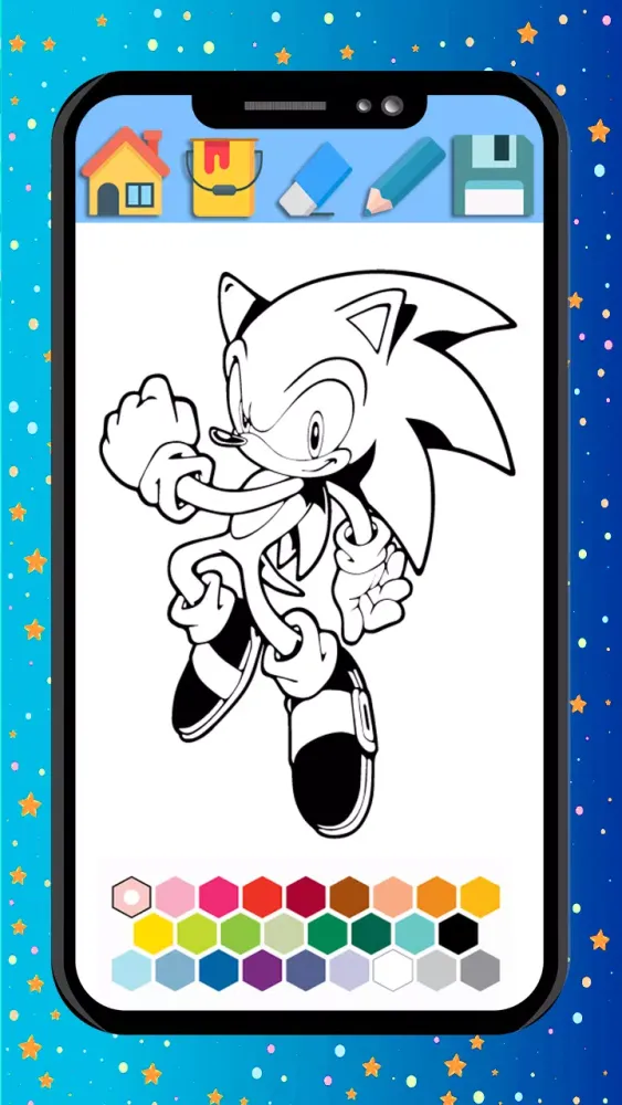 soni coloring cartoon book the Ekran Görüntüleri