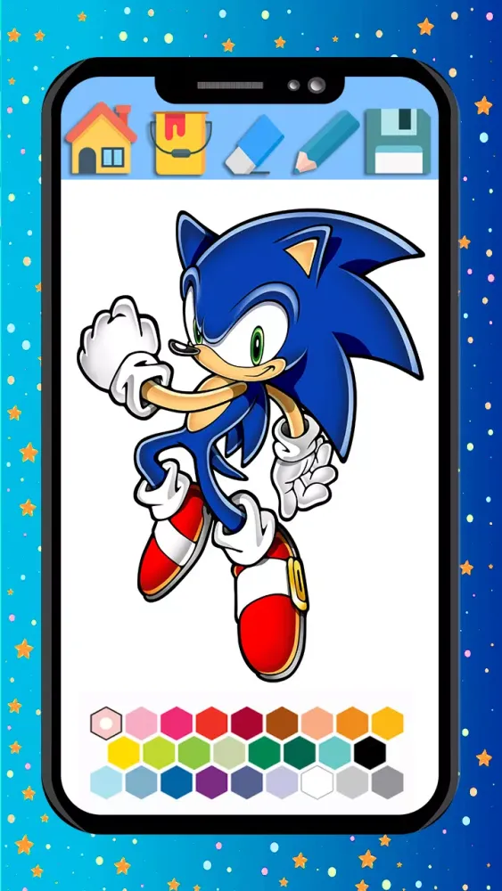 soni coloring cartoon book the Ekran Görüntüleri