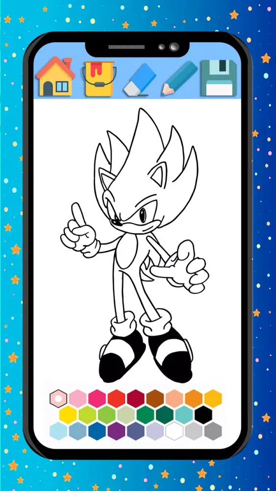 soni coloring cartoon book the Ekran Görüntüleri
