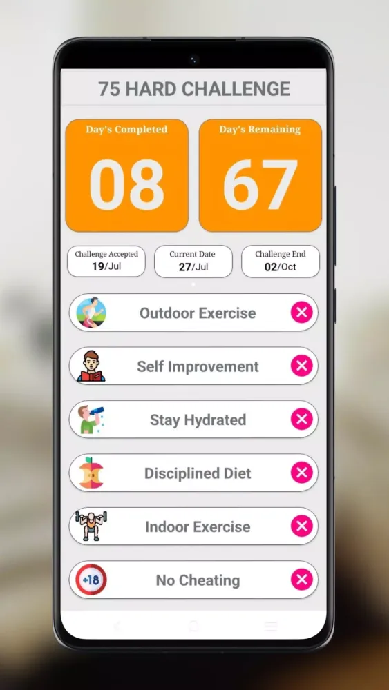 Screenshot di 75 Days Hard & Soft Challenge