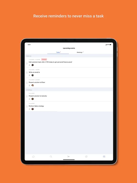 MiCRM 2 iPad  Screenshots