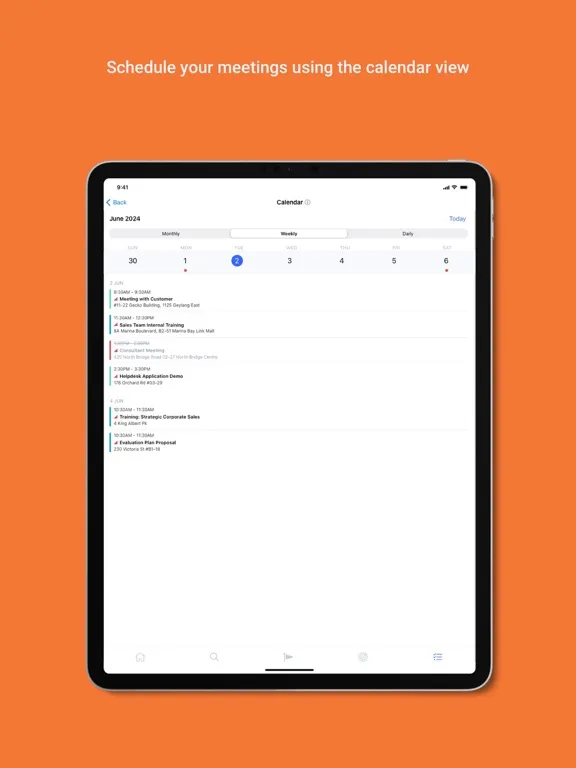 MiCRM 2 iPad  Screenshots