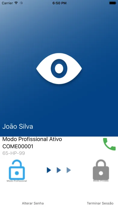 Privacidade Screenshots
