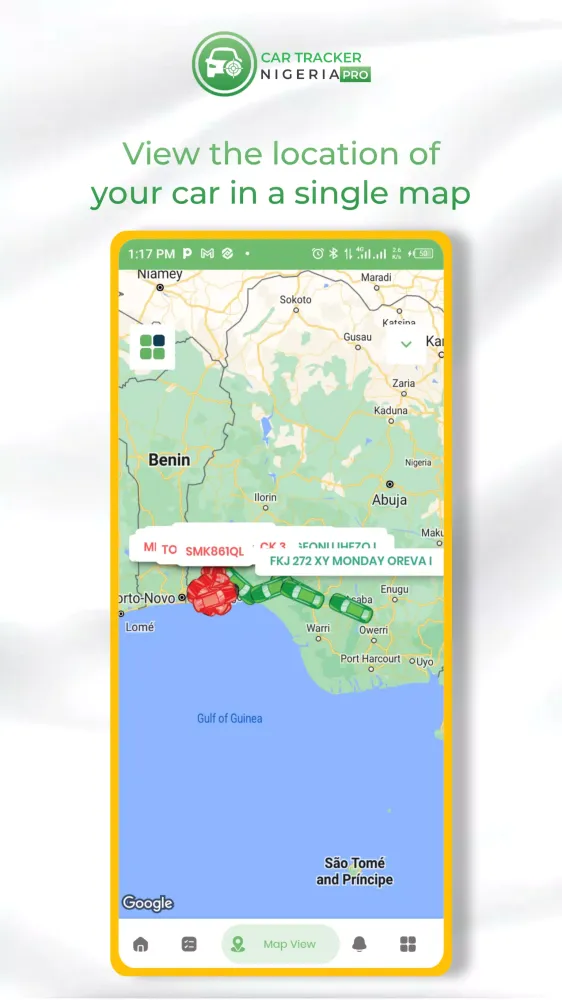 Tangkapan layar Car Tracker Nigeria Pro