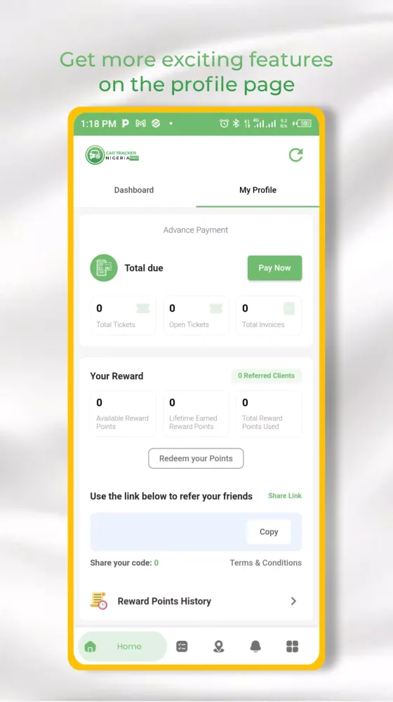 Tangkapan layar Car Tracker Nigeria Pro