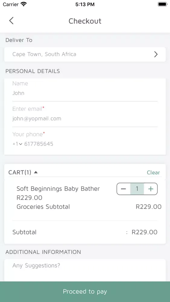 CartRun - Grocery Deliveries Screenshots