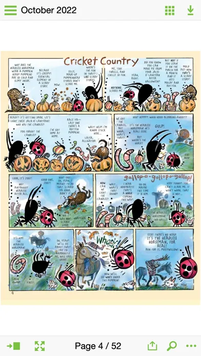 Capturas de tela do Cricket Mag: Literature & Art