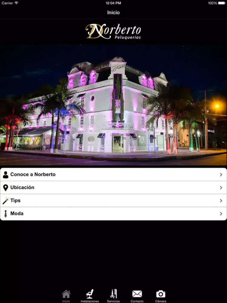 Скриншоты Norberto Peluquería iPad 