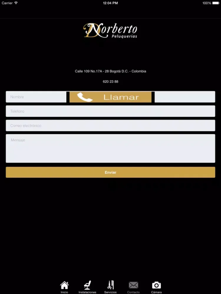 Скриншоты Norberto Peluquería iPad 