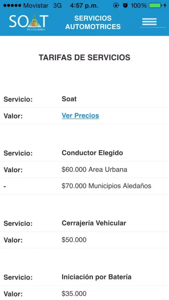 Soat de Colombia应用截图