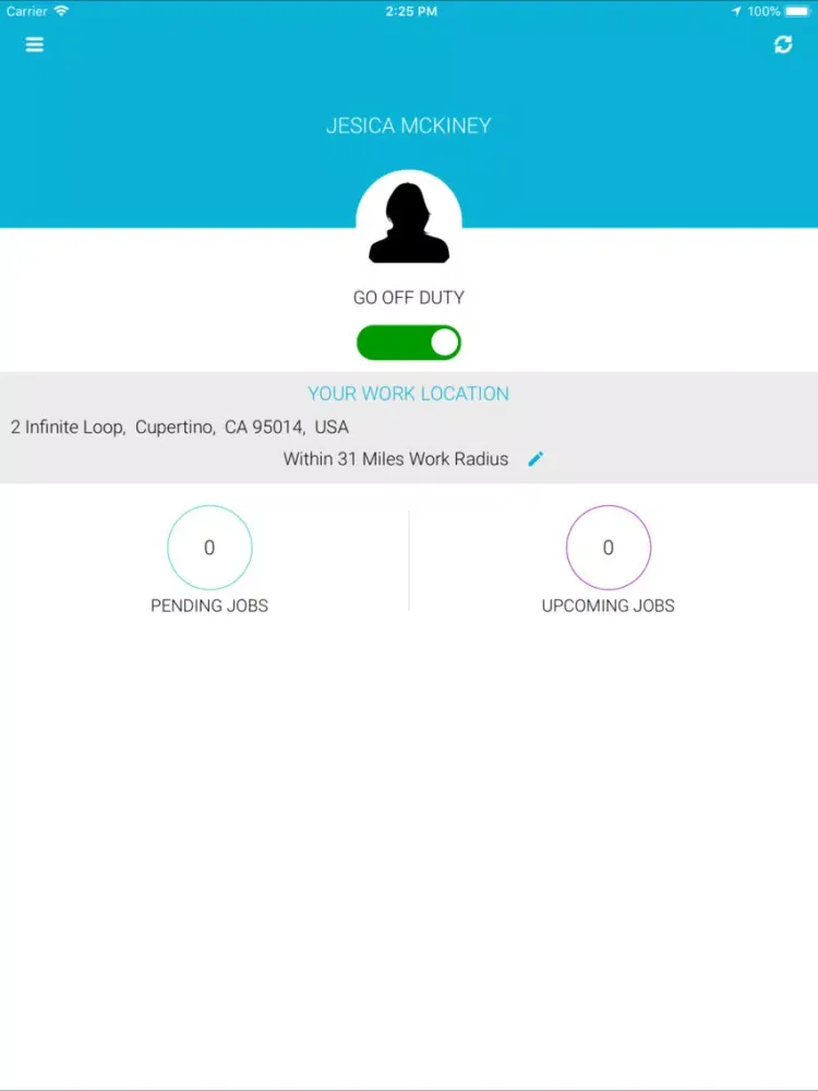 Capturas de tela do CubeCarWashPro Provider iPad 