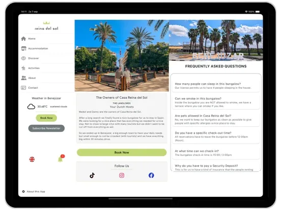 Casa Reina del Sol iPad  Screenshots