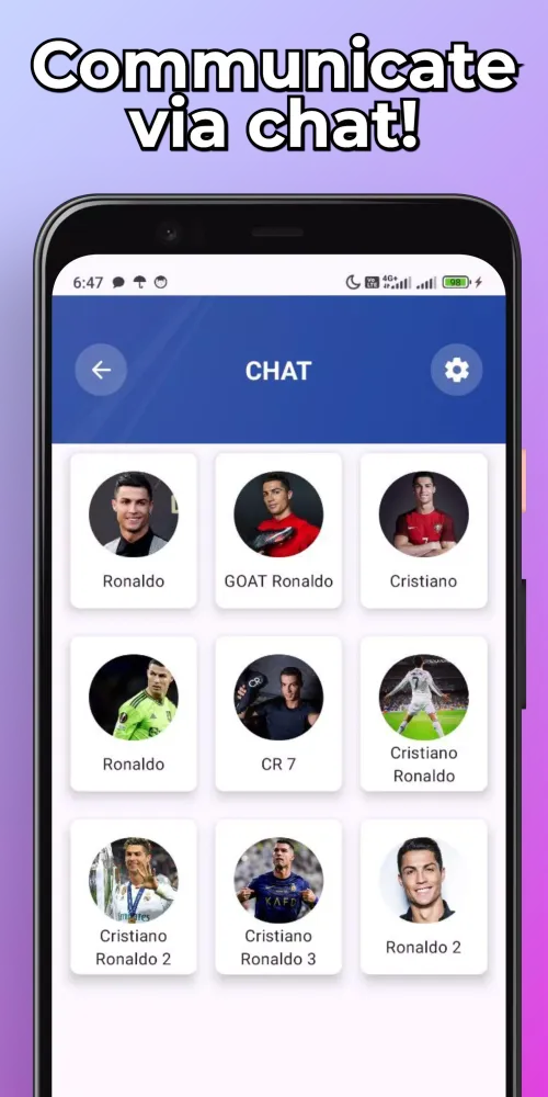 Ronaldo Fake Chat & Video Call Ekran Görüntüleri
