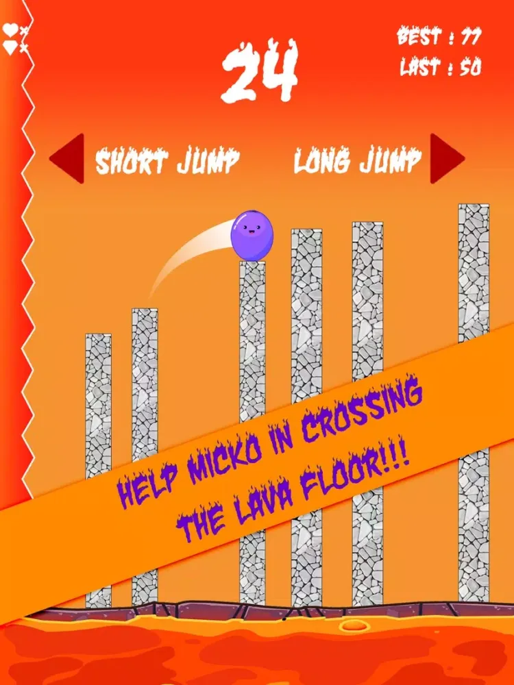Lava Floor Challange iPad  Screenshots
