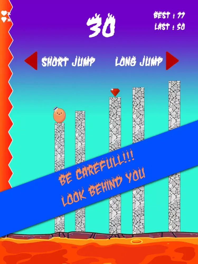 Lava Floor Challange iPad  Screenshots
