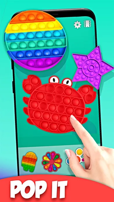 Capturas de tela do Pop it - Fidget toys - Squid