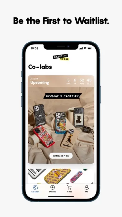 Zrzuty ekranu CASETiFY Colab