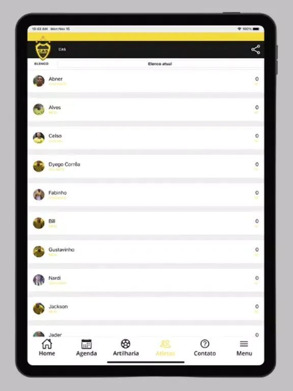 Capturas de pantalla de Clube Atlético Sguerenévz iPad 