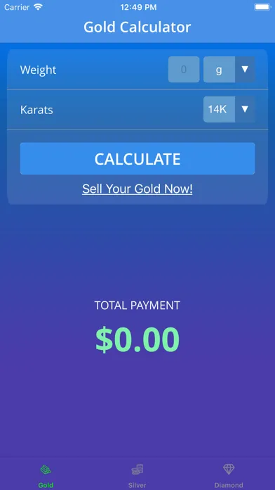 Calculator-Gold Silver Diamond Screenshots