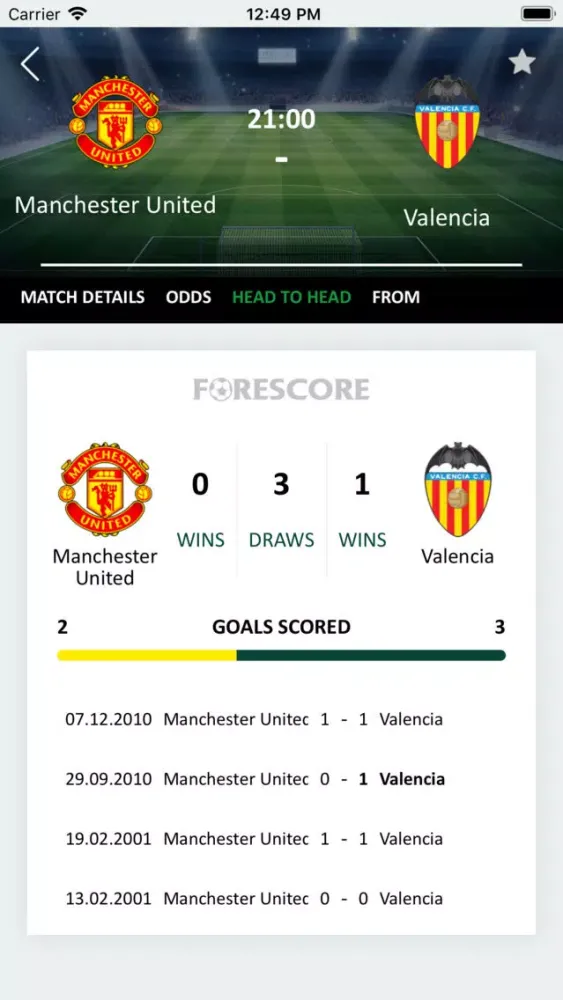 Forescore Leagues應用截圖