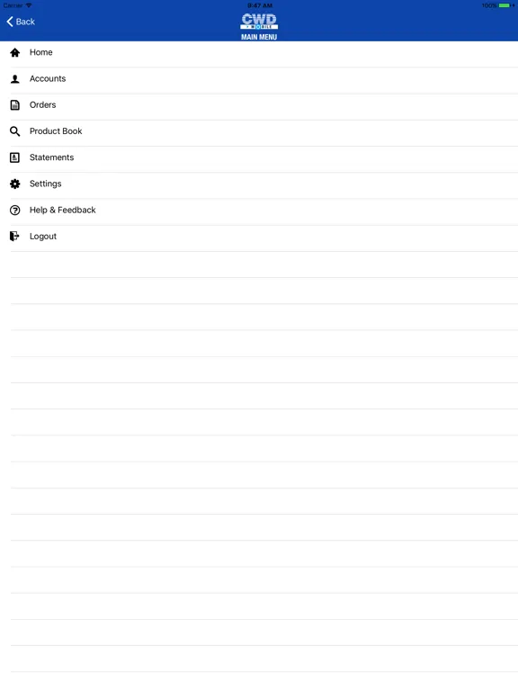 Screenshot di CWD Mobile iPad 