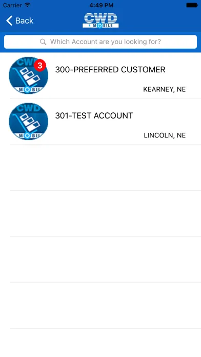 Screenshot di CWD Mobile