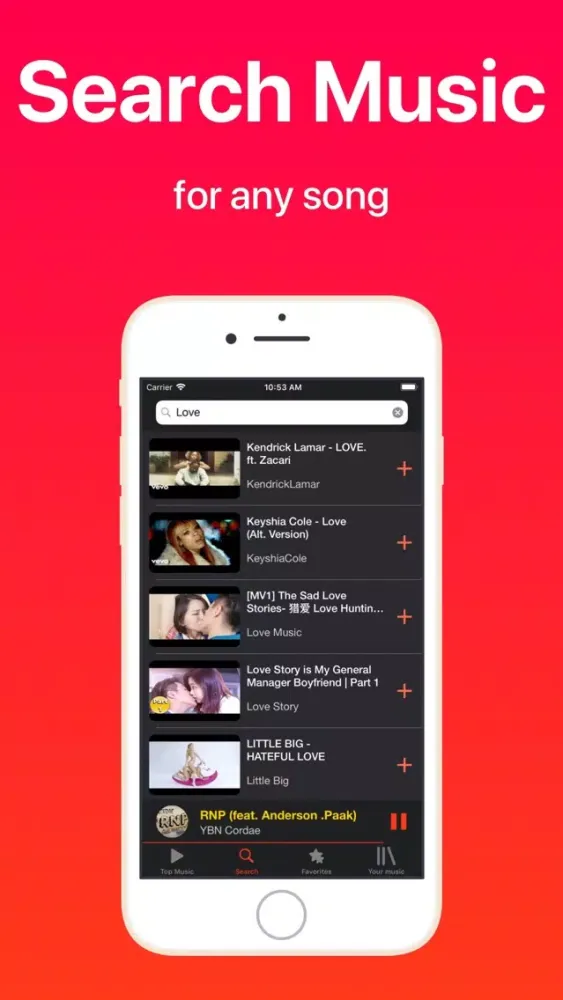 iMusic - Music Video Player Screenshots