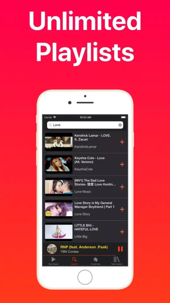 iMusic - Music Video Player Screenshots
