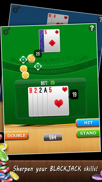 Blackjack 21 Free+應用截圖