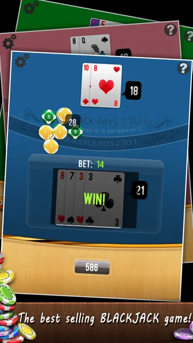Blackjack 21 Free+應用截圖