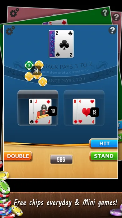 Blackjack 21 Free+應用截圖