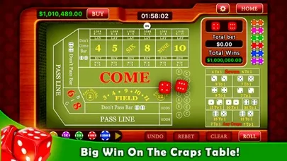 Craps Simulator Screenshots