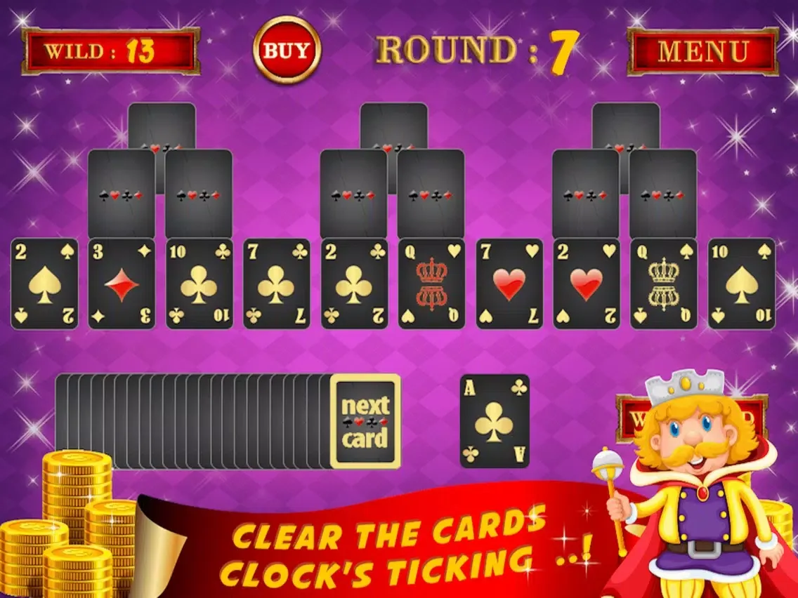 Royal King Pyramid Solitaire iPad  Screenshots