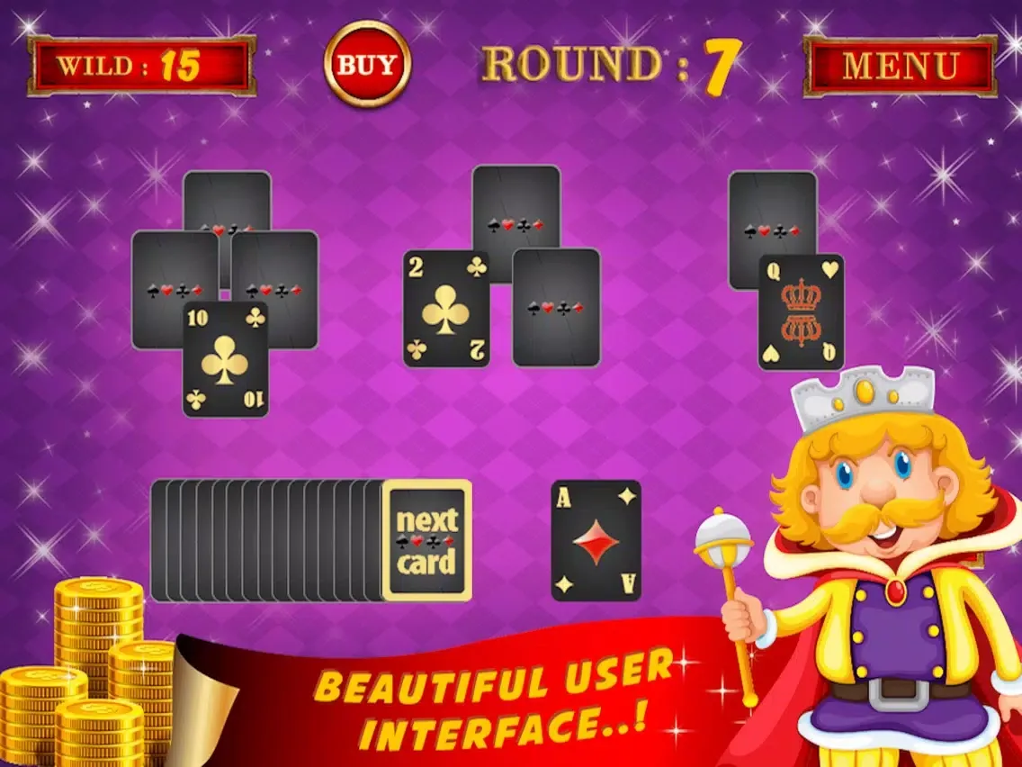 Royal King Pyramid Solitaire iPad  Screenshots