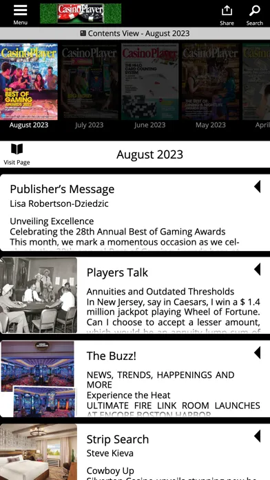 Casino Player Magazine应用截图