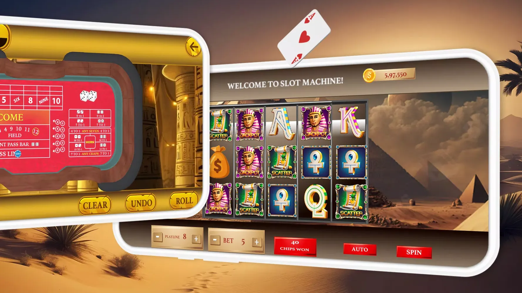 Tangkapan layar Real Online Casino Games