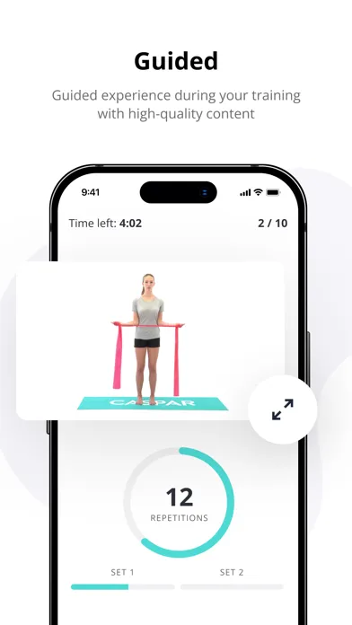 Screenshot di Caspar Health