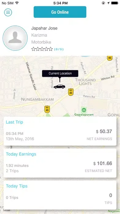 Captures d'écran de FoodGo Partner