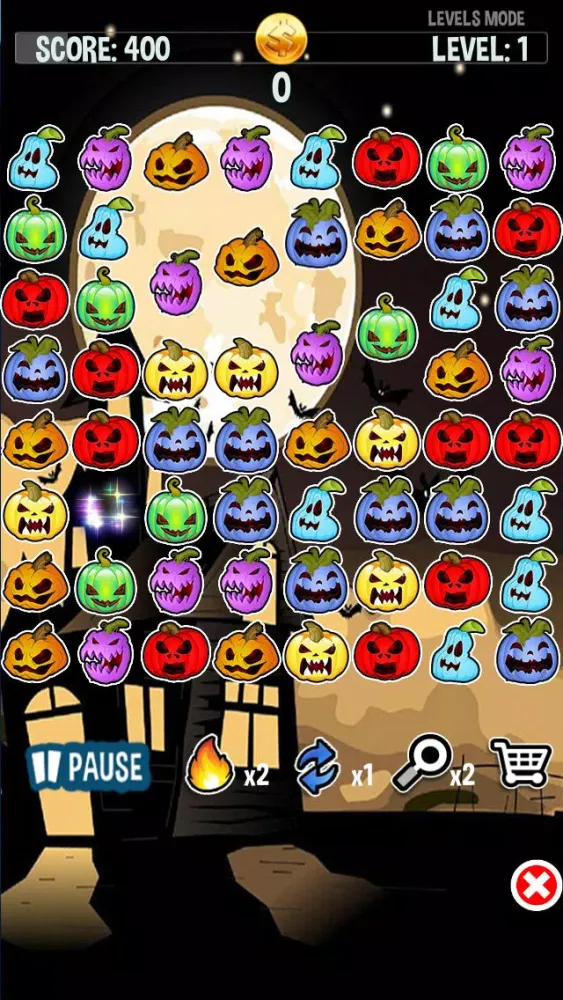 Haunted Halloween Spooky Ghost Pumpkins Crush Party应用截图