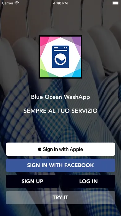 Screenshot di Blue Ocean WashApp
