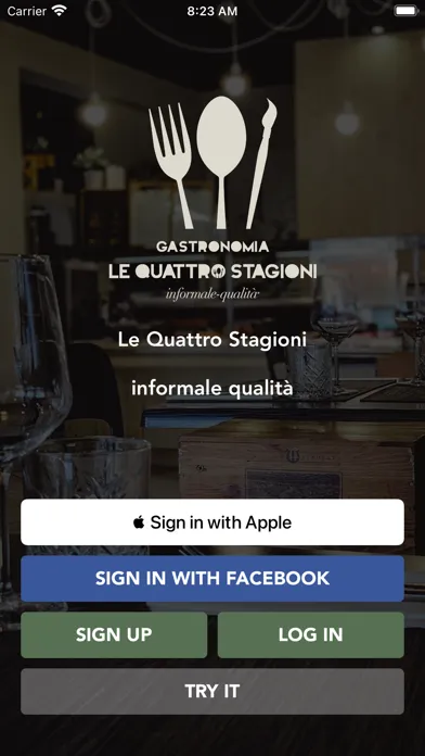 Tangkapan layar Le Quattro Stagioni