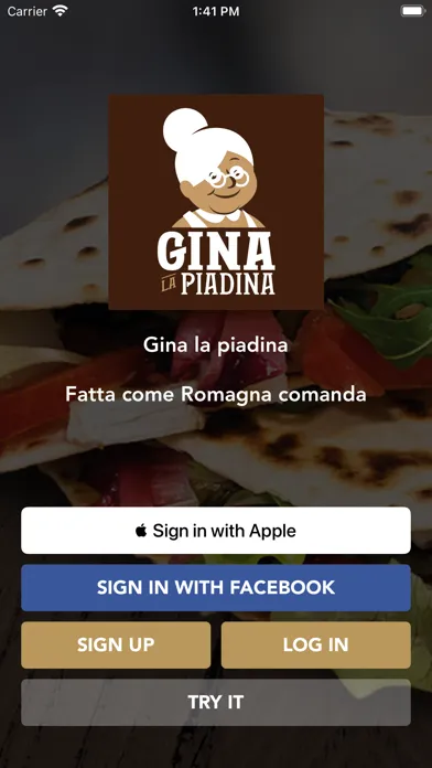 Zrzuty ekranu Gina la piadina