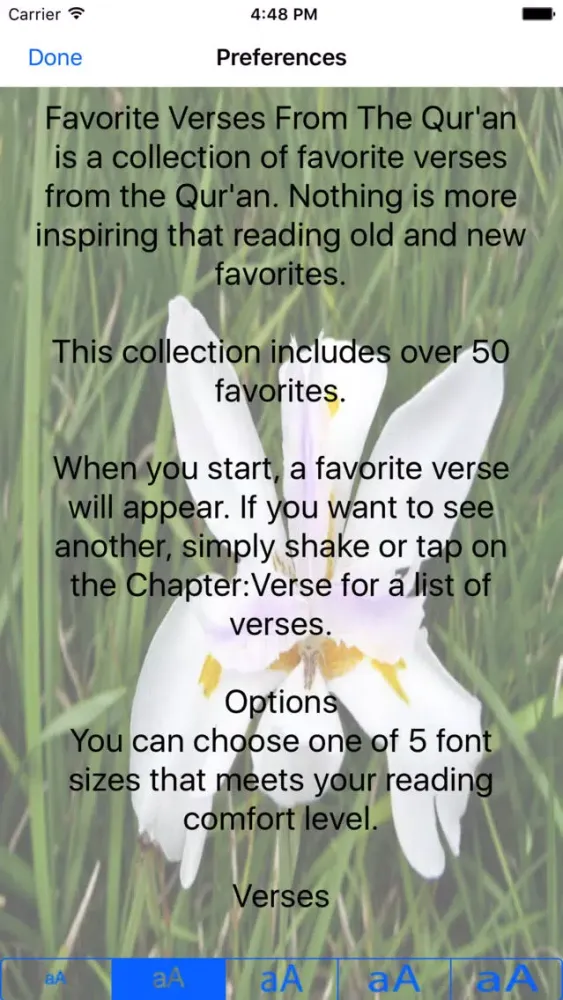 Favorite Verses from The Qur'an应用截图
