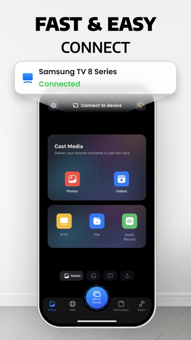 Ảnh chụp màn hình của Screen Mirroring SmartTV Cast.