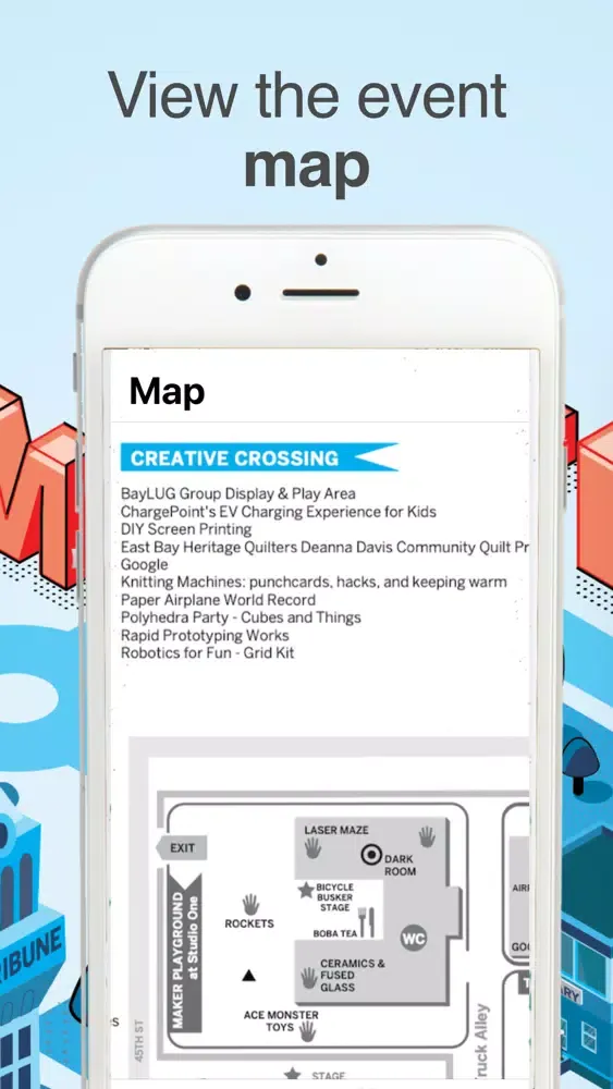 Capturas de tela do East Bay Mini Maker Faire
