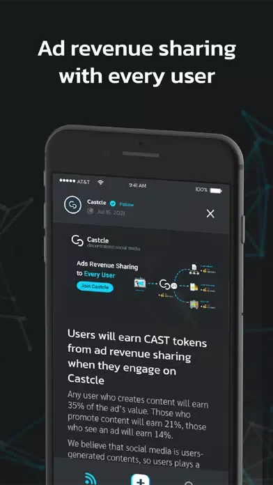 Castcle - Decentralized Social স্ক্রিনশট